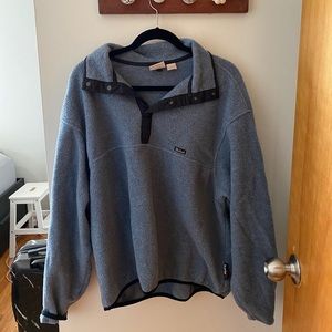 Vintage Wool-Rich Mens XL Quarter Pullover